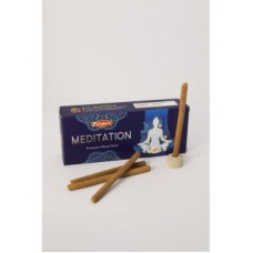 Благовония Медитация безосновные 80г Тридев (Meditation Premium Dhoop Sticks Tridev)