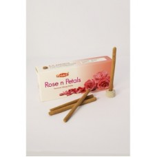 Благовония Роза безосновные 80г Тридев (Rose n Petals Premium Dhoop Sticks Tridev)