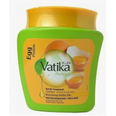 Маска Яичный протеин Дабур Ватика 500гр питание для тонких и ослабленных волос (Egg Protein Dabur Vatika)