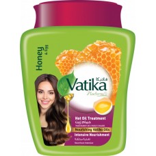 Маска Мед и Яйцо Дабур Ватика 500гр интенсивное питание для поврежденных и секущихся волос (Honey Egg Dabur Vatika)