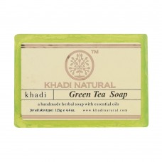 Мыло Зеленый чай 125г Кхади (Green Tea Soap Khadi)