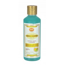 Шампунь Хна Амла Мед Кхади Индия 210мл (Henna Amla Honey Shampoo Khadi India) без парабенов