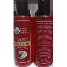 Шампунь Яблочный уксус Кхади Органик Платинум 200мл (Apple Cider Vinegar Shampoo Khadi Organic Platinum) Индия. КОЛИЧЕСТВО ТОВАРА ОГРАНИЧЕНО.