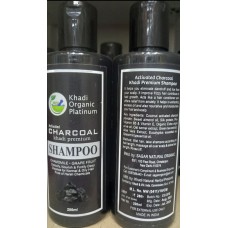 Шампунь Активированный Уголь Кхади Органик Платинум 200мл (Activated Charcoal Shampoo Khadi Organic Platinum) Индия. КОЛИЧЕСТВО ТОВАРА ОГРАНИЧЕНО.