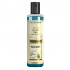 Шампунь Зеленое Яблоко Кхади 210мл с кондиционером (Green Apple + Conditioner Hair Cleanser Khadi) Индия