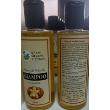 Шампунь Мед Ваниль Кхади Органик Платинум 200мл (Honey Vanilla Shampoo Khadi Organic Platinum) Индия. КОЛИЧЕСТВО ТОВАРА ОГРАНИЧЕНО.