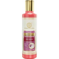 Шампунь Красный Лук Кхади 210мл без сульфатов и парабенов (Red Onion Hair Cleanser Khadi Sulphate Paraben Free) Индия