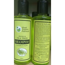 Шампунь Чайное дерево Кхади Органик Платинум 200мл (Tea Tree Shampoo Khadi Organic Platinum) Индия. КОЛИЧЕСТВО ТОВАРА ОГРАНИЧЕНО.