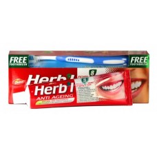 Зубная паста Дабур Хербл 150г Антивозрастная с зубной щеткой (Anti Ageing Dabur Herbl)