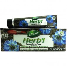 Зубная паста Дабур Хербл 150г Черный Тмин с зубной щеткой (Blackseed Dabur Herbl)