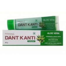 Зубная паста гель Дант Канти Алоэ Вера Патанджали 80г (Dant Kanti Aloe Vera Patanjali)