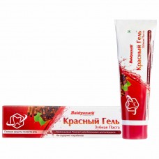 Зубная паста гель Ред красный 100г Бадьянатх (Red Gel Toothpaste Baidyanath)