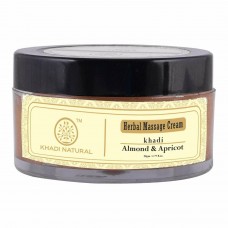 Крем для лица массажный Миндаль Абрикос Кхади 50г (Almond Apricot Herbal Massage Cream Khadi)
