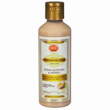 Крем Лосьон для тела Шафран Алоэ Вера Мед Кхади Индия 210мл (Kesar Aloevera Honey Moisturizing Cream Khadi India)